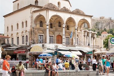 © Athens Attica live - Quartier Monastiraki - Athènes - Grèce - Europe Quartier Monastiraki - Athènes - Grèce - Europe