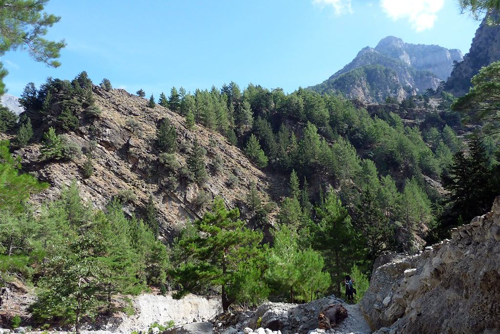 Image Randonnée En Crete - Randonnée De Loutro À Paléochora - Randonnée Dans Les Gorges De Samaria