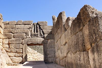 Mycènes - Porte des lionnes - Grèce