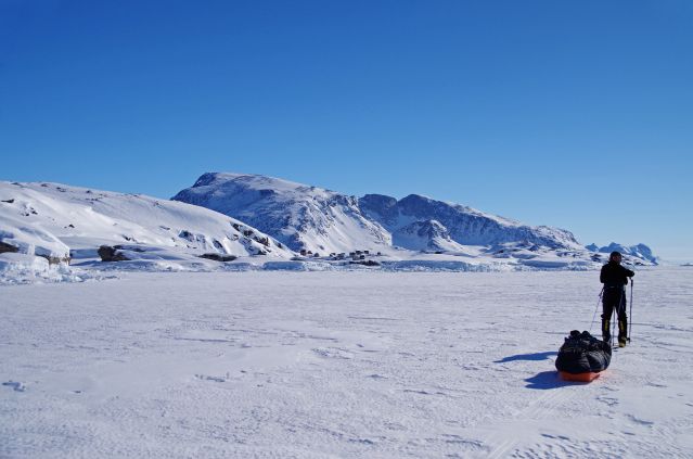 Image Raid à ski sur la banquise du Groenland