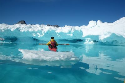 Kayak et banquise de la côte est - Groenland