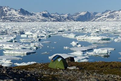 Trek et kayak au cœur des glaces du Groenland