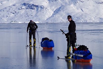 Randonnée à ski dans le Fjord Ammassalik - Groenland