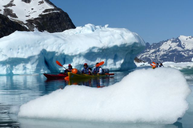 Voyage Raid en kayak au royaume des glaces 2
