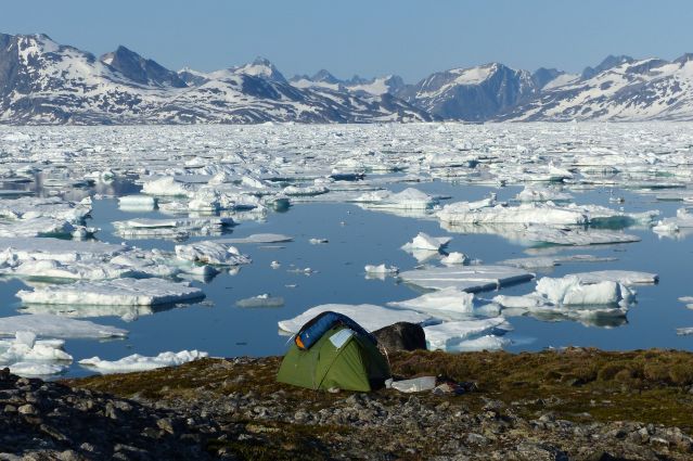Image Trek et kayak au cœur des glaces du Groenland