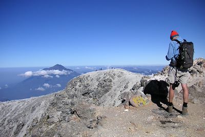 Au sommet du volcan Tajumulco - Guatemala