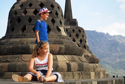 © Marie Astrid Peltier - Temple de Borobudur - Java - Indonésie Temple de Borobudur - Java - Indonésie