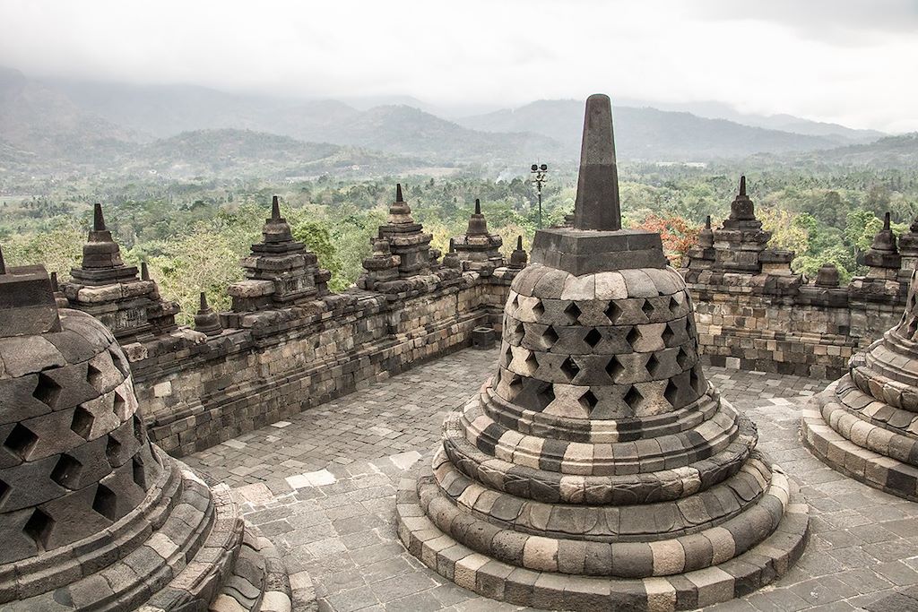 Temple de Borobudur - Yogjakarta - Java - Indonésie