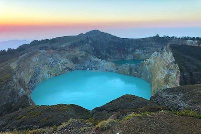 Lac - Volcan Kalimutu - Florès - Indonésie