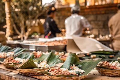 Cuisine traditionnelle indonésienne -  Bali - Indonésie