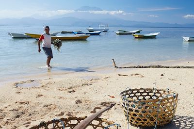 Plage - Ile de Nusa Lembongan - Bali - Indonésie