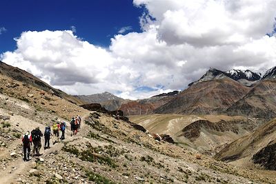 © Jean-Claude Colin - Vallée de la Tsarap, entre Dorjang et Chaa - Zanskar - Inde Vallée de la Tsarap, entre Dorjang et Chaa - Zanskar - Inde