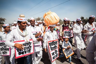 Les Bishnois dans le désert du Thar - Inde