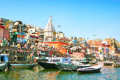 Rivière du Gange - Prayag ghat  - Inde