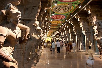© Georg KNOLL / LAIF-REA - Temple Minakshi - Madurai - Inde Temple Minakshi - Madurai - Inde