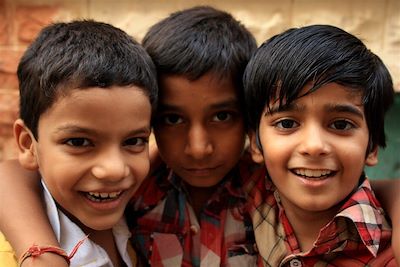 Portrait d'enfants - Inde