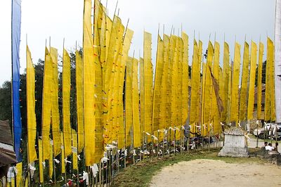 Drapeaux bouddhistes - Sikkim - Inde