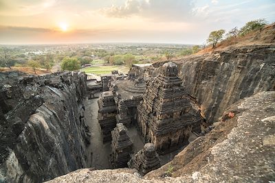 Kailas temple aux grottes Ellora  