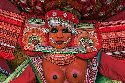 © Jeremy HORNER/PANOS/REA - Theyyam Festival - Inde Theyyam Festival - Inde
