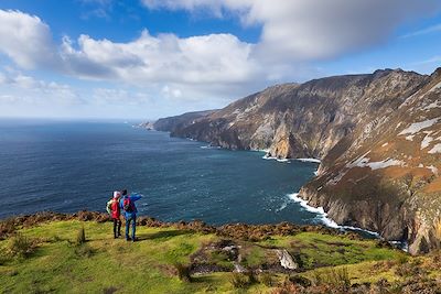 Randonnée le long des falaises de Slieve League - Irlande