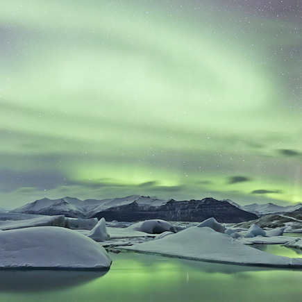 Aurores boréales Islande