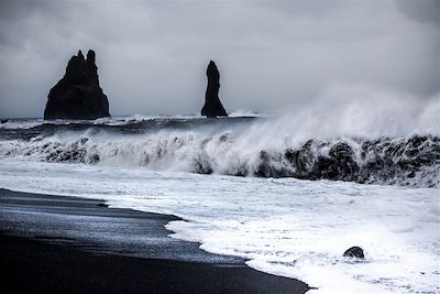 Plage de sable noir de Vik - Islande