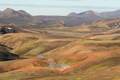 © Bertrand Jouanne - Hrafntinnusker - Landmannalaugar - Islande Hrafntinnusker - Landmannalaugar - Islande