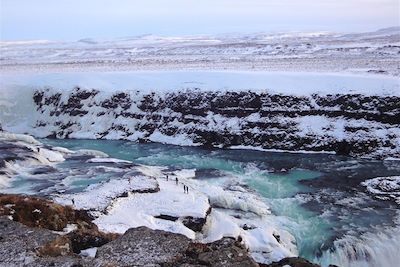 Chute d'eau de Gullfoss - Vesturland - Islande