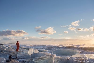 Parc national de Skaftafell - glacier de Jokulsarlon - Islande 