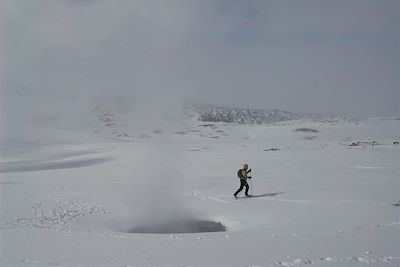 Randonnée à ski en Islande