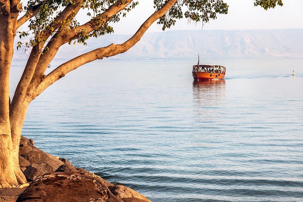 Galilée, lac de Tibériade et montagnes de Judée