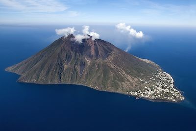 Le volcan Stromboli - Îles Éoliennes - Italie