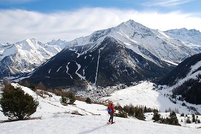 Raquette Alpes italiennes