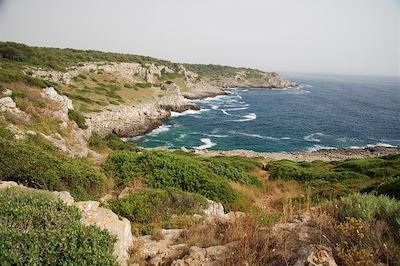 Bord de mer dans la région des Pouilles - Italie