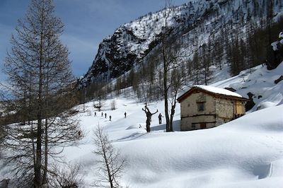 Voyage Découverte du Val Maira en raquettes 3