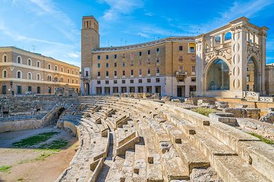 © e55evu / iStock - Amphithéâtre - Lecce - Les Pouilles - Italie Amphithéâtre - Lecce - Les Pouilles - Italie