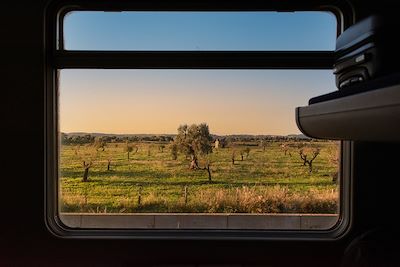 Voyage en train dans les Pouilles - Italie