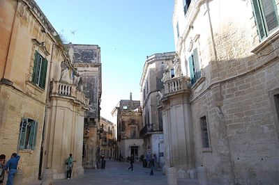 La ville de Lecce dans la région des Pouilles - Italie