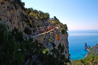 Vue sur l'aiguille de Pedra Longa - Santa Maria Navarrese - Selvaggio Blu - Italie