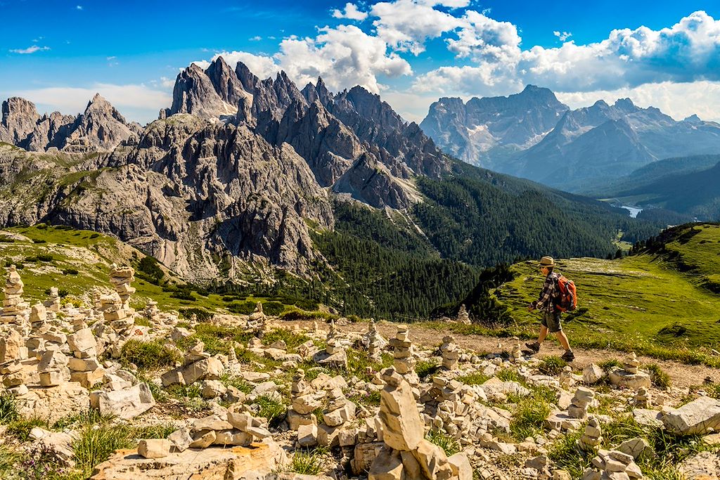 Image Trekking dolomites – randonnée alpes italiennes