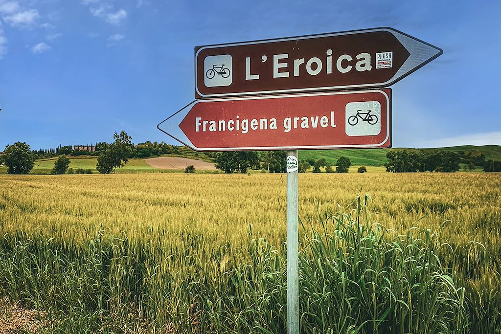 Image Strade Bianche - Voyage Vélo Eroica - le Chianti à vélo