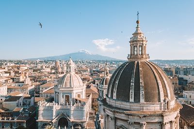 © ingusk / Adobe Stock - Cathédrale de Sainte-Agathe - Catane - Sicile - Italie Cathédrale de Sainte-Agathe - Catane - Sicile - Italie