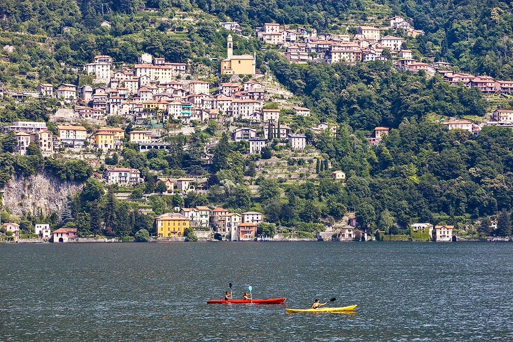 Image randonnée lacs italiens - voyage famille italie - randonnée lac majeur