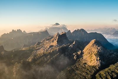 Vue depuis le Mont Lagazuoi - Dolomites - Italie