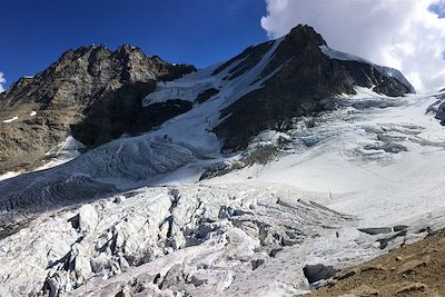 © Marinette Villiere - Ascension du Grand Paradis - Alpes - Italie Ascension du Grand Paradis - Alpes - Italie