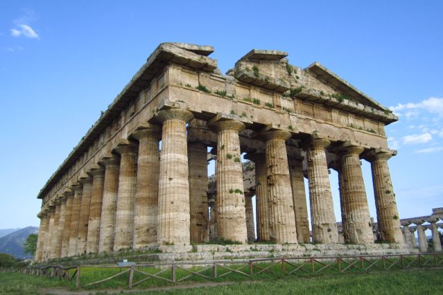 Temple de Neptune - Site archéologique de Paestum - Campanie - Italie