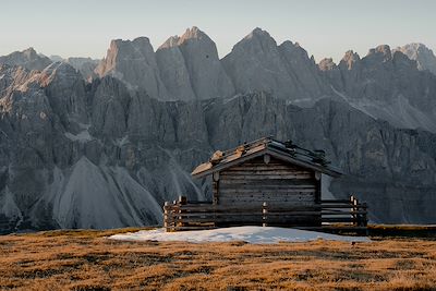 Massif de Plose avec vue sur les Dolomites - Italie