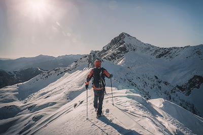 Randonnée avec crampons