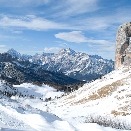 Raquette Italie Dolomites