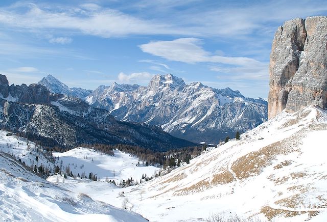 Raquette Italie Dolomites